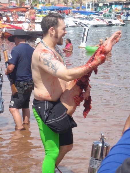 Piranha scene