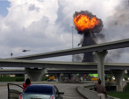 une explosion