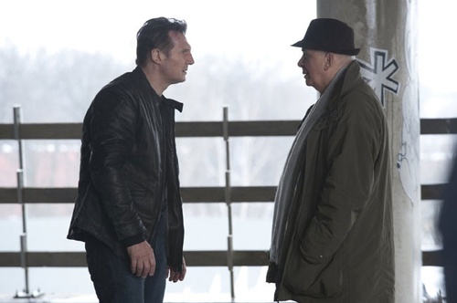 liam neeson face a frank langella