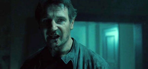 Liam Neeson, le nez en sang