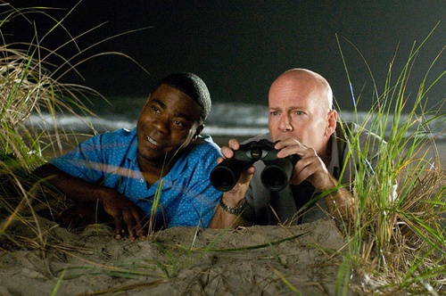 Tracy Morgan et Bruce Willis en observation