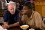 Tracy Morgan et Bruce Willis à table