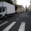 Camions sur le tournage de Camping 2