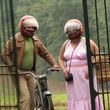 Duo casque de moto film Eric Le Roch