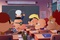en salle de classe