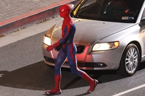 spidey tournage spider man 3D