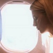 sara zif dans un avion