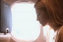 sara zif dans un avion