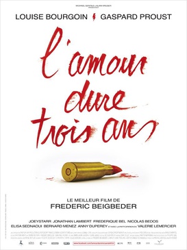 Affiche du film L'amour dure trois ans