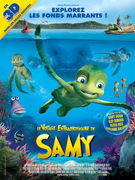 affiche du film le voyage extraordinaire de samy en 3D