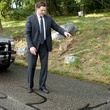 brendan fraser parlant au raton laveur