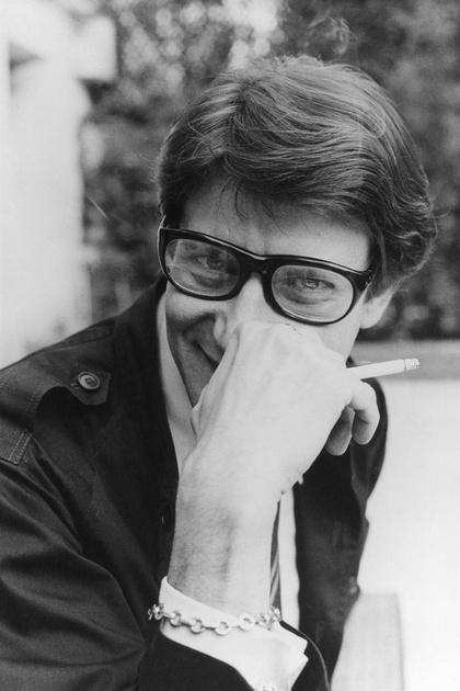 portrait d yves saint laurent
