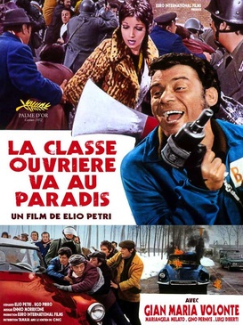 Affiche du film La classe ouvrière va au paradis