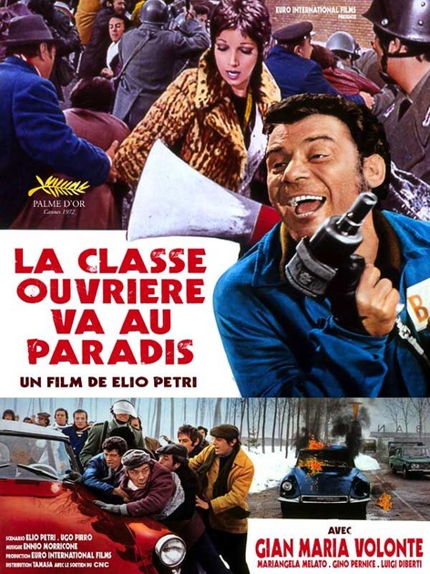 Affiche du film La classe ouvrière va au paradis 