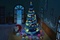 le p re noel d posant les cadeaux