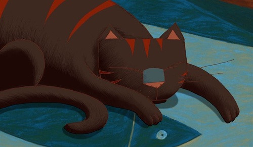 un chat