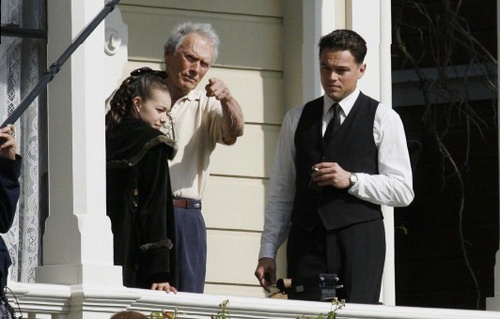 tournage-eastwood-dicaprio-png