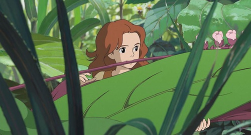 arrietty dans le jardin