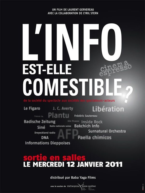 Affiche du film L'info est-elle comestible ? 