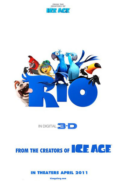 Rio, poster teaser USA
