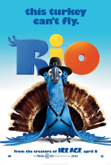 Rio, this turkey can't fly
