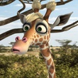 une belle girafe