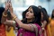 Leïla Bekhti, danseuse indienne