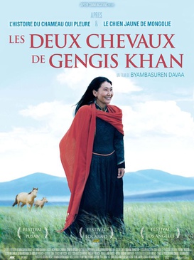 Affiche du film Les Deux chevaux de Gengis Khan 