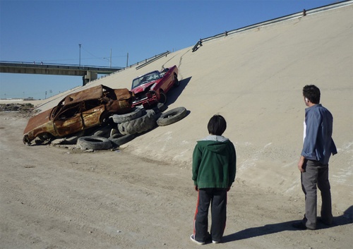 accident de voiture dans le film de mathieu demy americano