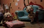 lapin-a-poids dans gros pois et petit point