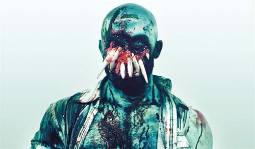 un zombie pour le film L.A Zombie