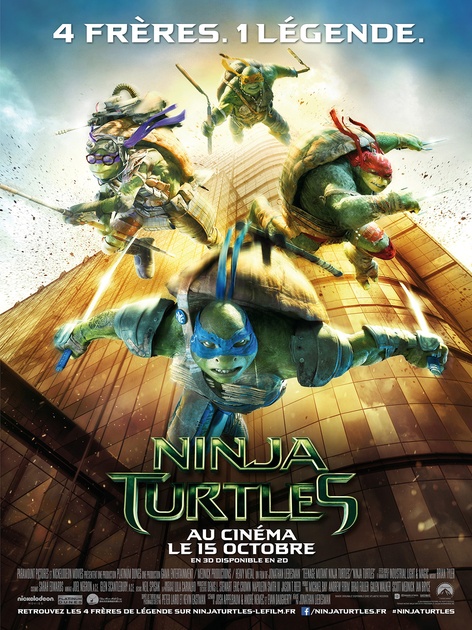 Affiche du film Ninja Turtles 