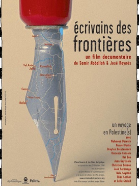 Affiche du film Ecrivains des frontières, un voyage en Palestine