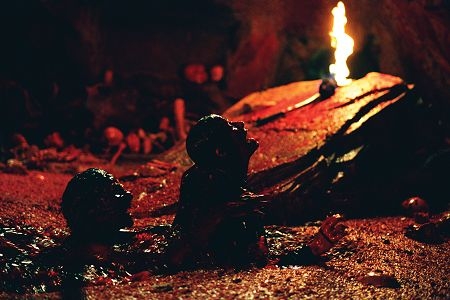shauna macdonald dans un bain de sang - The Descent