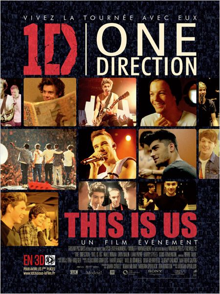 Affiche du film One Direction Le Film 