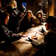 Équipe du film "Les Huit Salopards" avec Quentin Tarantino,Tim Roth et Kurt Russel