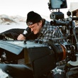 Quentin Tarantino sur le tournage du film "Les Huit Salopards"