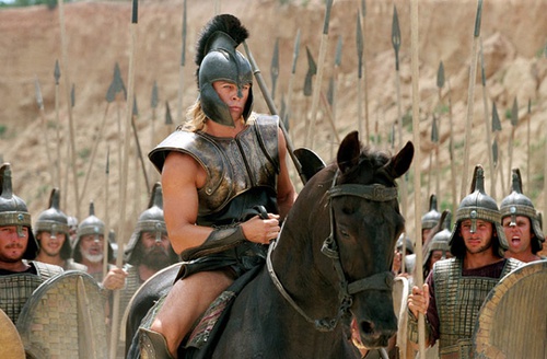 brad pitt a cheval