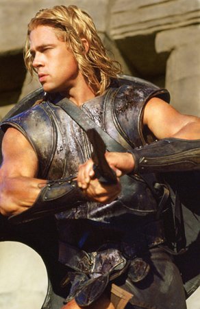 brad pitt achille dans troie