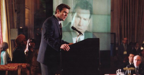 dennis quaid en pleine conference