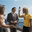 Jean Dujardin, Clovis Cornillac et Mathias Mlkeuz