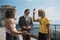 Jean Dujardin, Clovis Cornillac et Mathias Mlkeuz