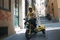 Jean Dujardin en scooter