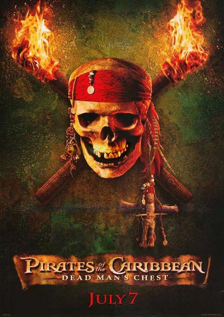affiche du film pirates des caraibes