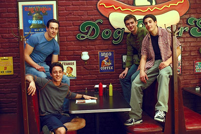 chris klein thomas ian nicholas eddie kaye thomas jason biggs - American Pie 2