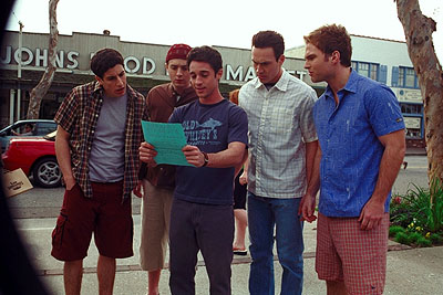 jason biggs eddie kaye thomas thomas ian nicholas chris klein seann william scott - American Pie 2