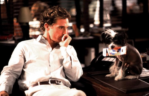matthew mcconaughey face    son cadeau