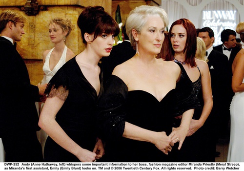anne hathaway and meryl streep le diable s habille en prada