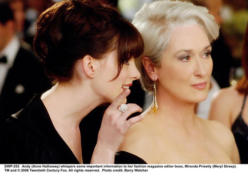 anne hathaway and meryl streep