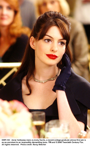 anne hathaway le diable s habille en prada